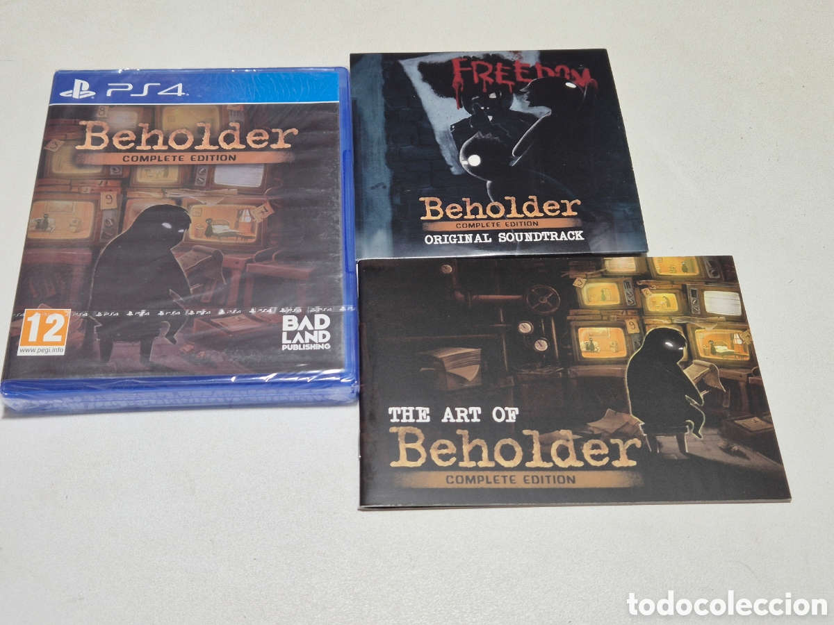 Videojuegos y Consolas PS4 de segunda mano: Beholder Complete Edition + Libro De Arte + Banda Sonora