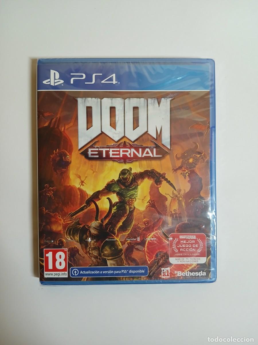 Videojuegos y Consolas PS4 de segunda mano: Doom Eternal (nuevo, precintado, en espa&ntilde;ol, actualizable a PS5)