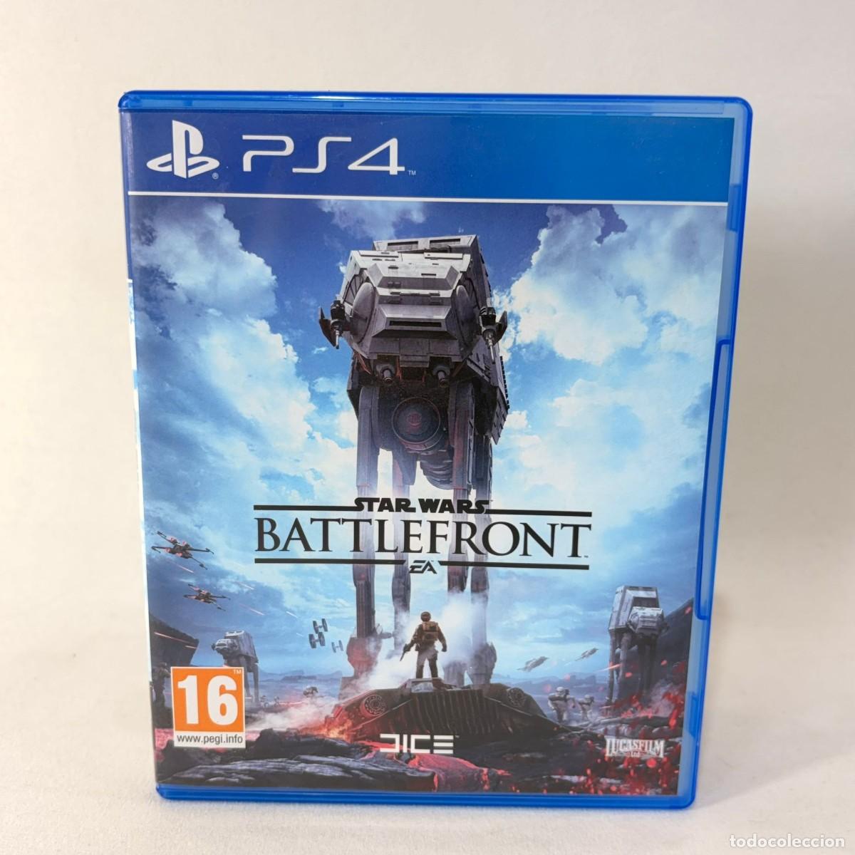 Videojuegos y Consolas PS4 de segunda mano: VIDEOJUEGO PLAYSTATION 4 - PS4 - STAR WARS BATTLEFRONT + CAJA