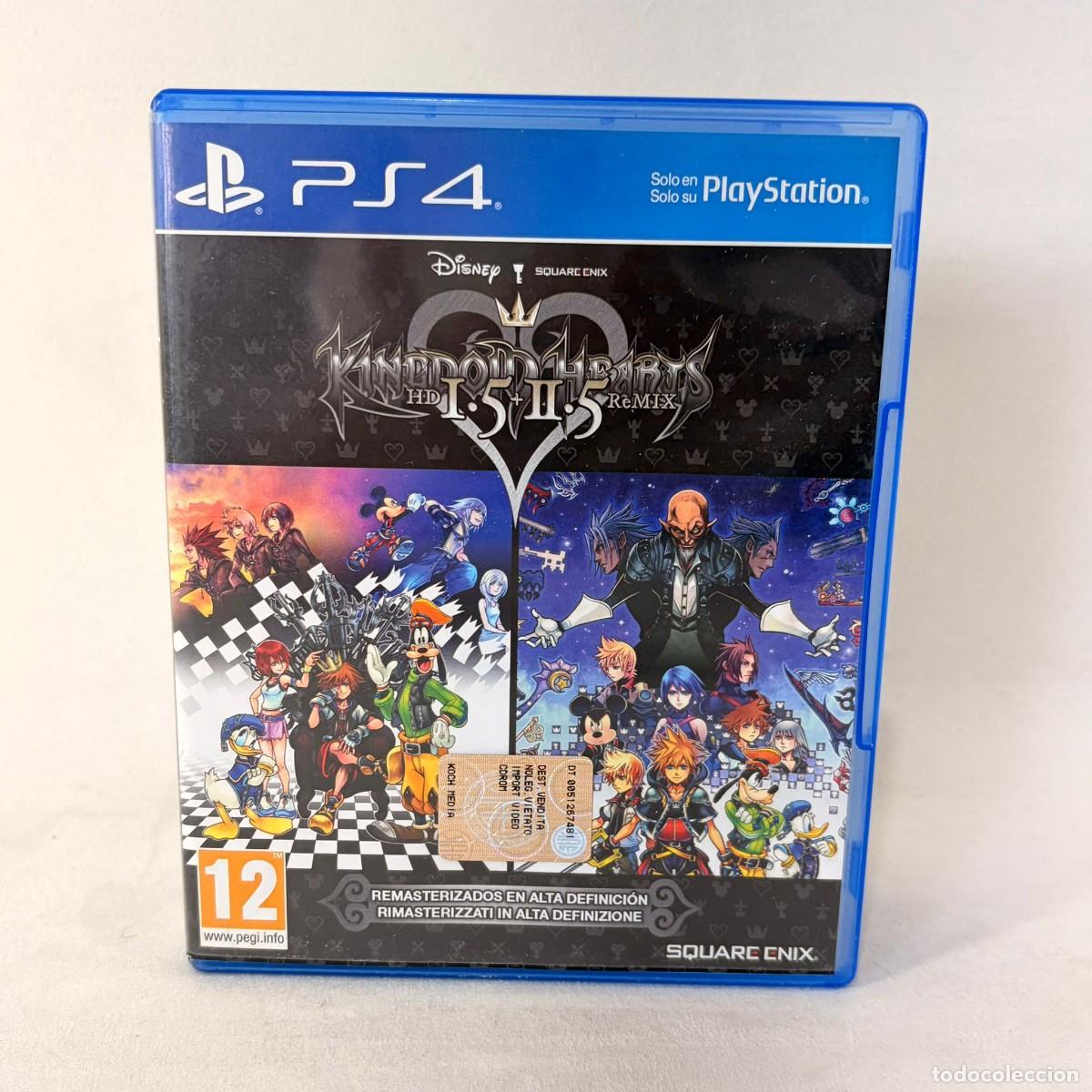 Videojuegos y Consolas PS4 de segunda mano: VIDEOJUEGO PLAYSTATION 4 - PS4 - KINGDOM HEARTS HD I.5 + II.5 + CAJA