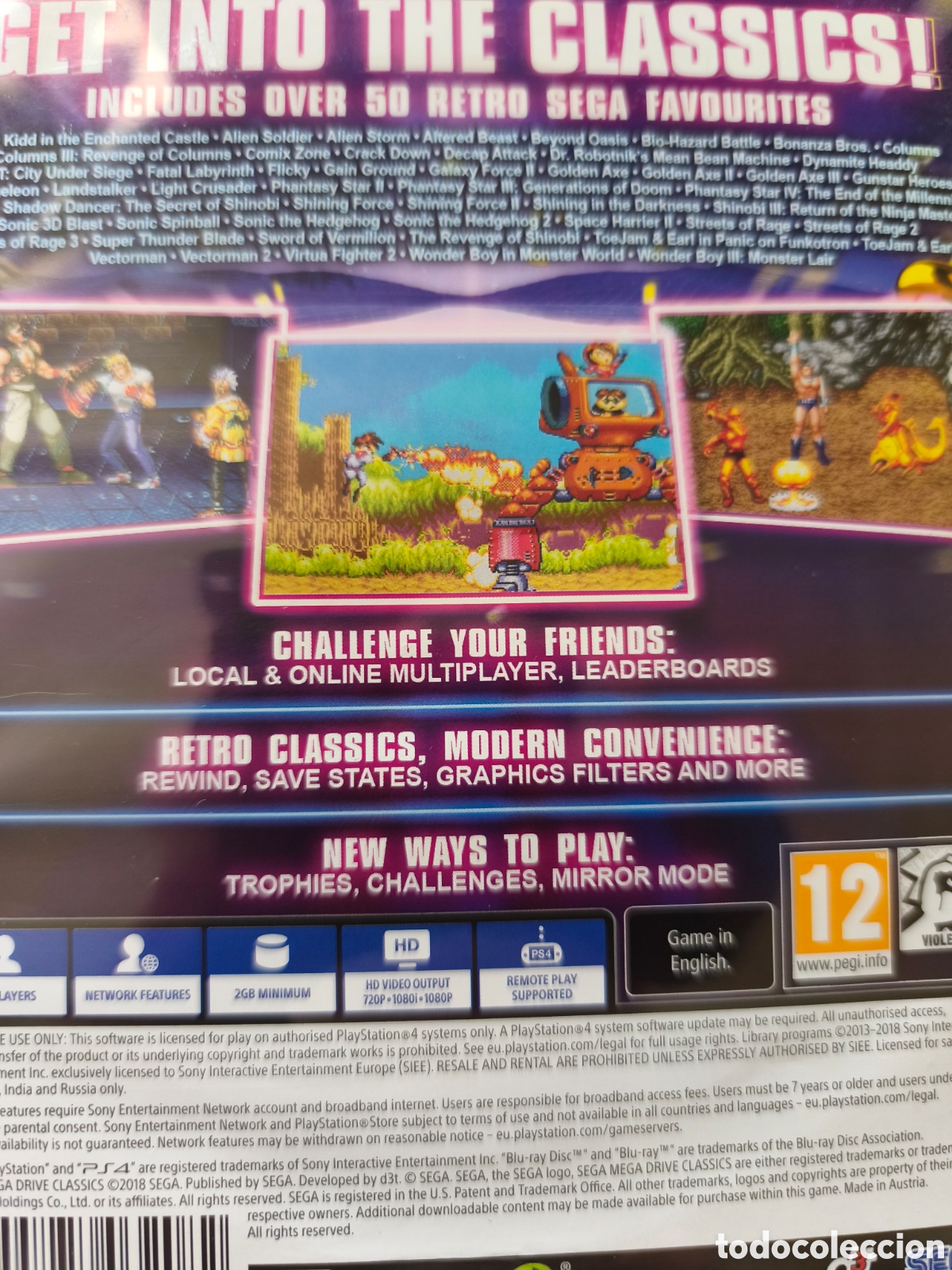 Videojuegos y consolas PS4 de segunda mano: Sega MegaDrive Classics - Foto 2