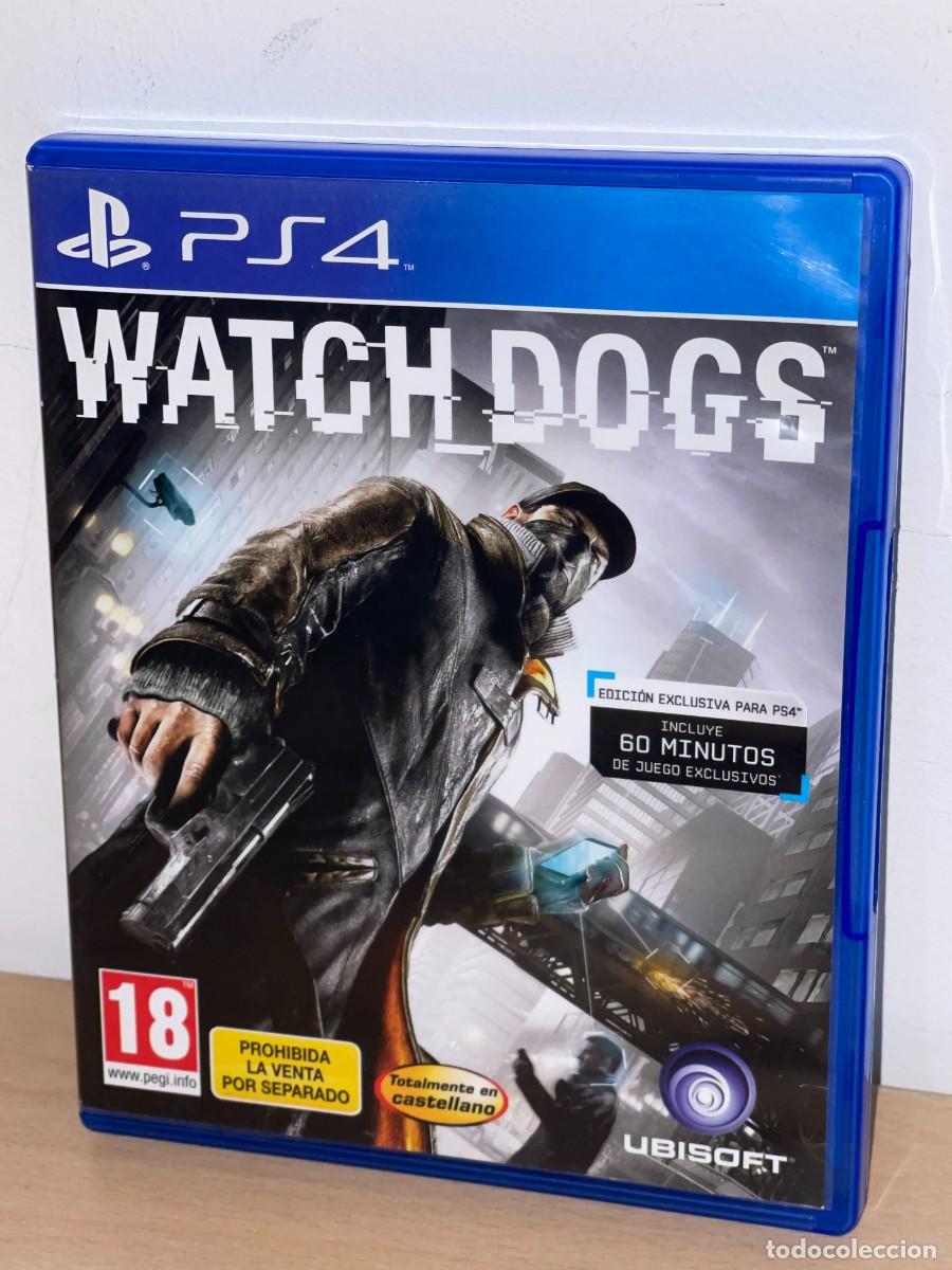 Videojuegos y Consolas PS4 de segunda mano: Sony PlayStation 4 PS4 Juego WATCH DOGS Ubisof Blu-Ray Disc play station psx watchdogs castellano