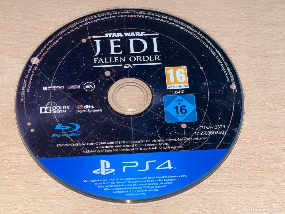 Videojuegos y Consolas PS4 de segunda mano: Sony PlayStation 4 PS4 Juego Star Wars JEDI Fallen Order EA Blu-Ray Disc play station psx psfour