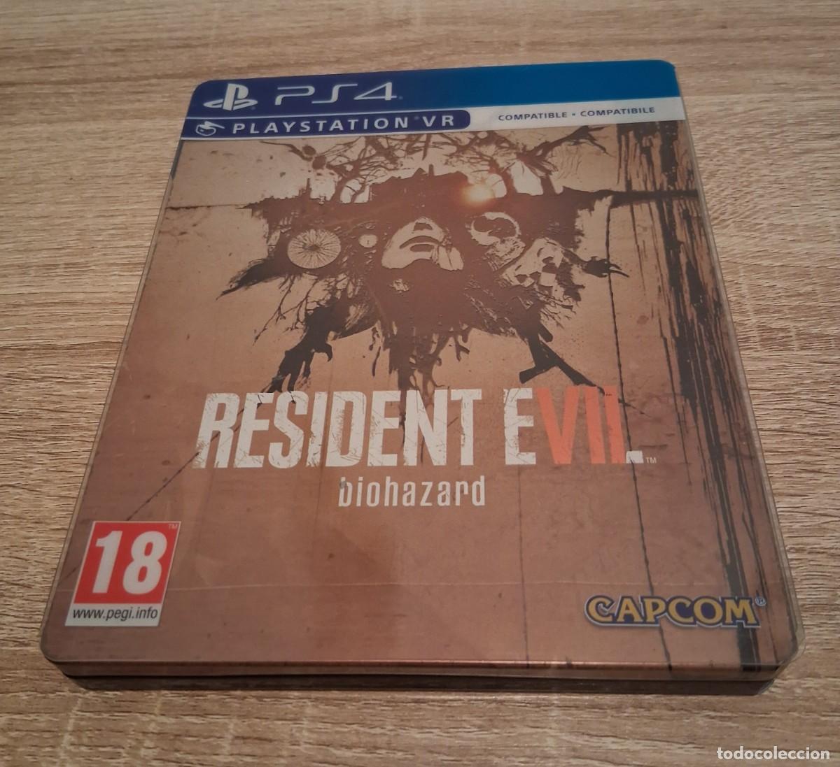Videojuegos y Consolas PS4 de segunda mano: RESIDENT EVIL 7 - EDICI&Oacute;N STEELBOOK - PS4
