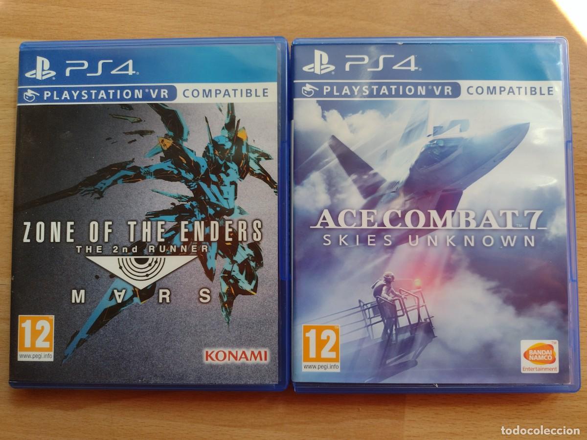 Videojuegos y Consolas PS4 de segunda mano: Ace Combat 7 y Zone of the Enders para PS4 - Posibilidad de recogida en mano en Madrid