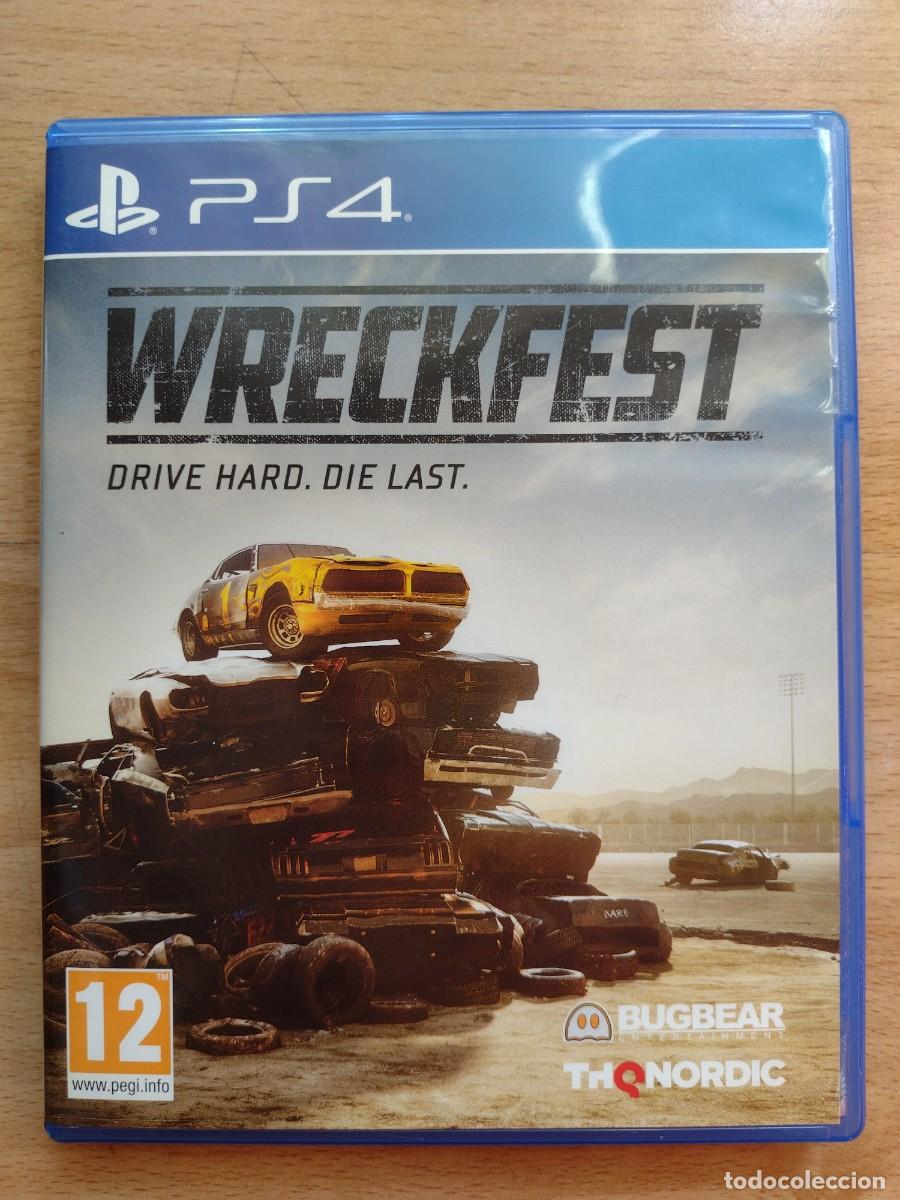Videojuegos y Consolas PS4 de segunda mano: Juego Wreckfest para PS4 - Posibilidad de recogida en mano en Madrid