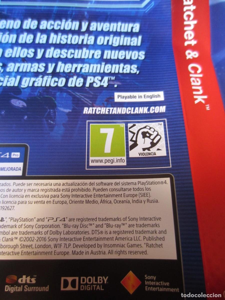 Videojuegos y consolas PS4 de segunda mano: Ratchet & Clank (PlayStation 4 PS4) - Foto 5