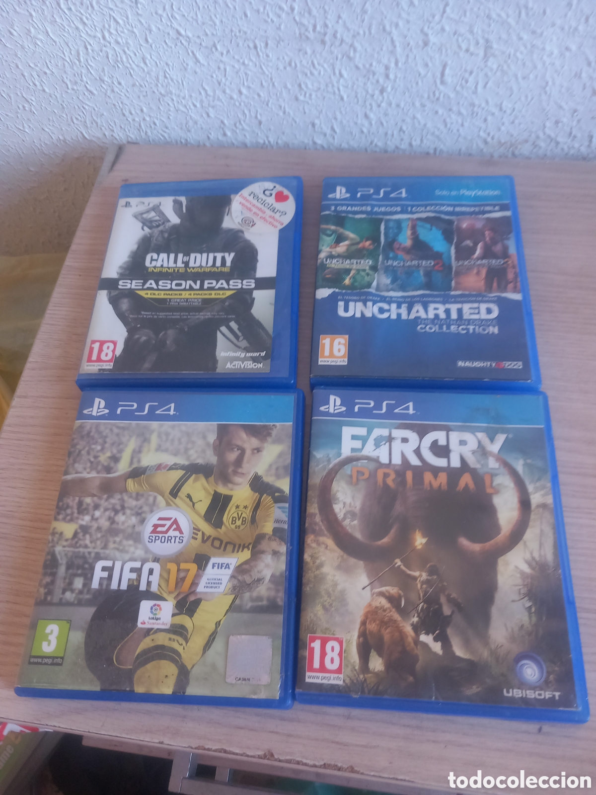 Videojuegos y Consolas PS4 de segunda mano: 4 JUEGOS PS4 FUNCIONAN,,VER FOTOS