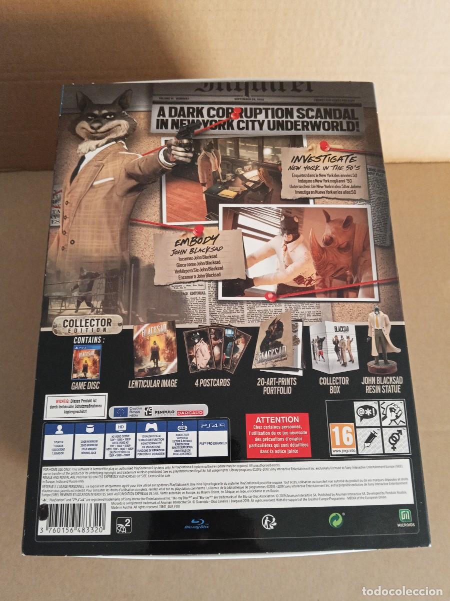 Videojuegos y consolas PS4 de segunda mano: Blacksad - Collectors edition - Sin videojuego! - PS4 - Foto 3