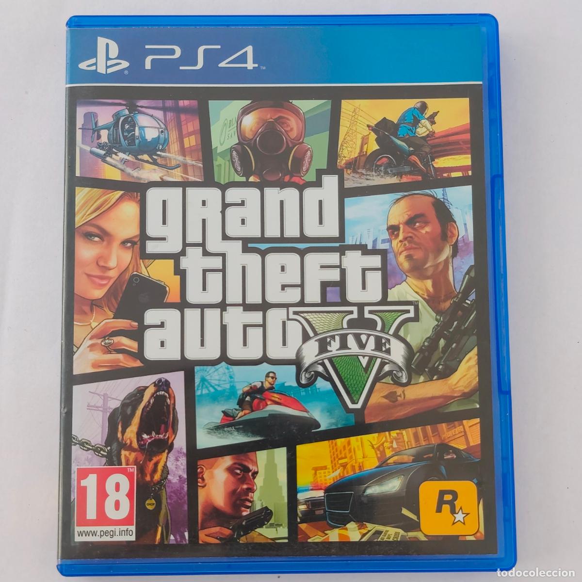 Videojuegos y Consolas PS4 de segunda mano: GRAND THEFT AUTO FIVE FGTA V 5 - PS4 PLAYSTATION 4 PLAY STATION 4