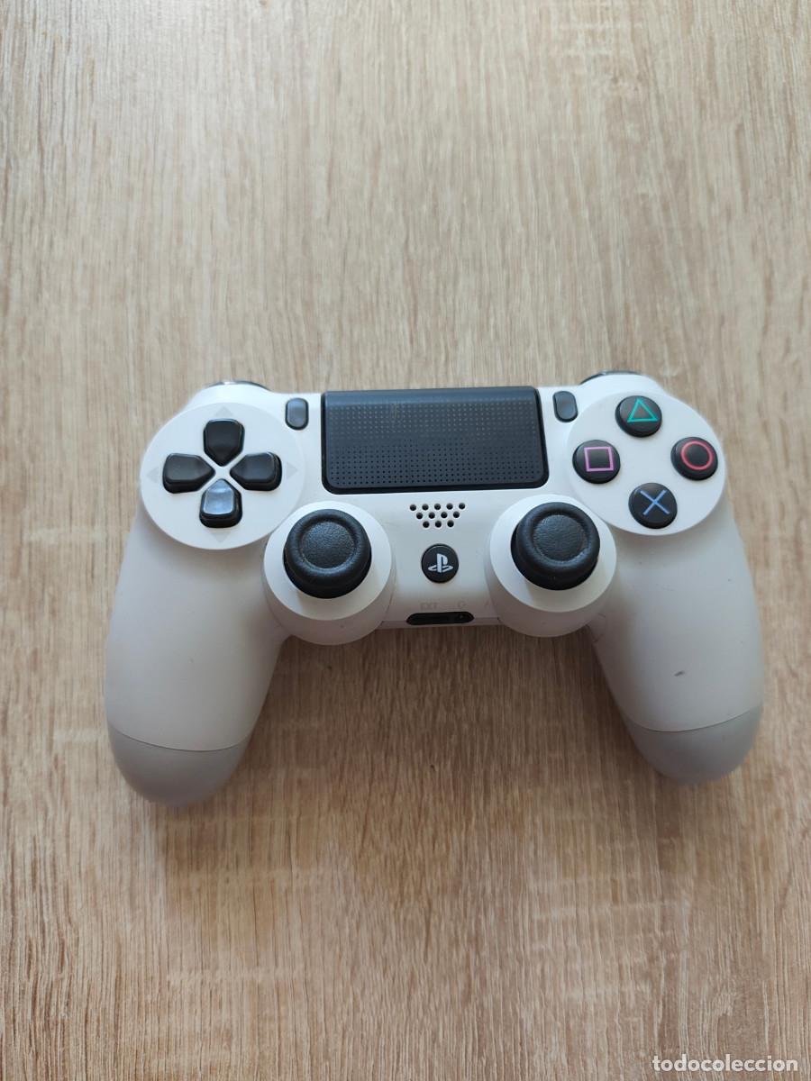 Videojuegos y Consolas PS4 de segunda mano: Mando blanco Dualshock 4 PS4