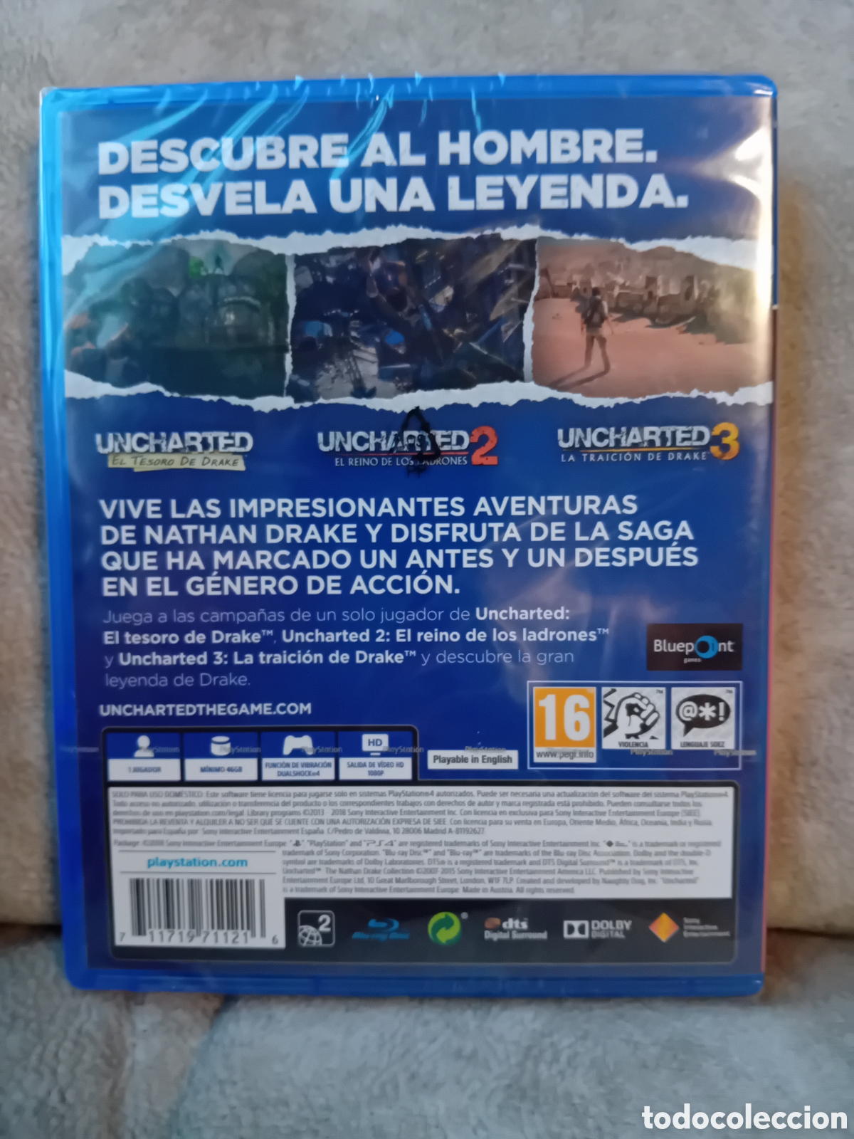Videojuegos y consolas PS4 de segunda mano: Juego PS4 Uncharted (Precintado) - Foto 2