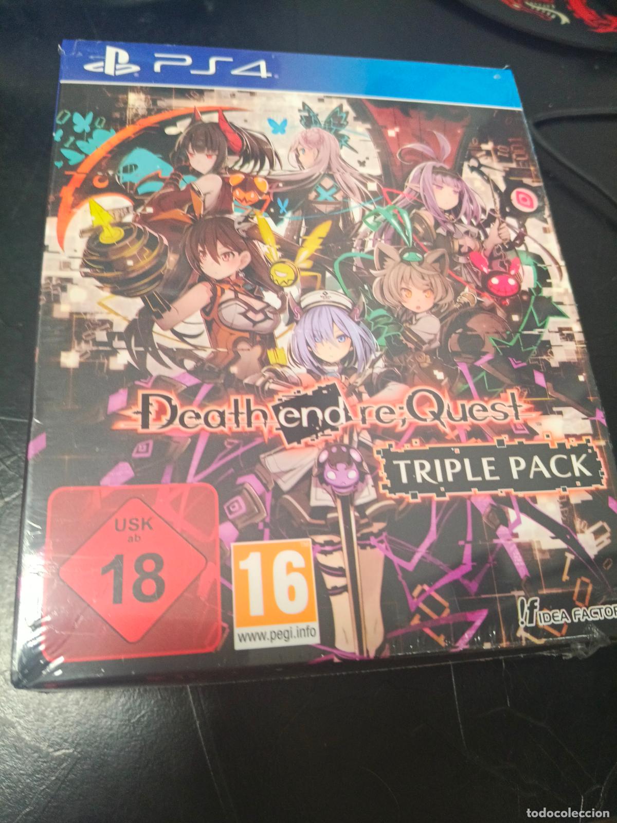 Videojuegos y Consolas PS4 de segunda mano: Death End Re quest Triple pack - Sony playstation 4 PS4 - Nuevo precintado