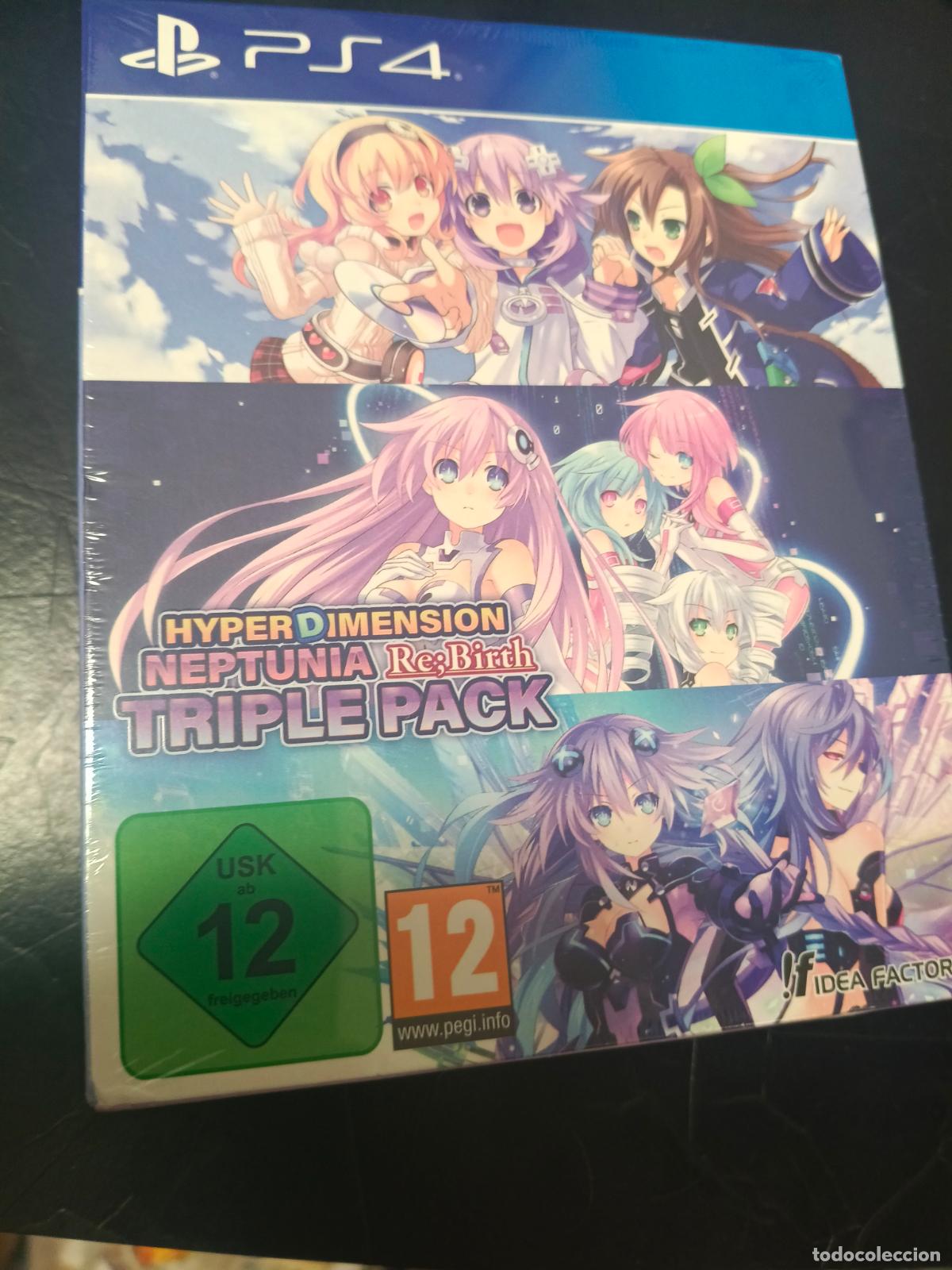 Videojuegos y Consolas PS4 de segunda mano: HyperDimension Neptunia Rebirth triple pack - sony playstation 4 PS4 - Nuevo precintado