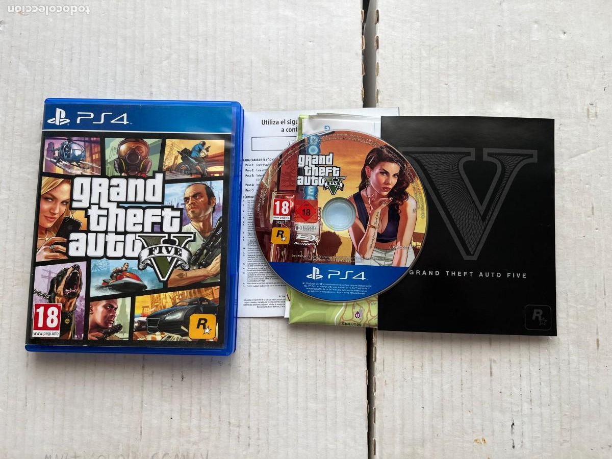 Videojuegos y Consolas PS4 de segunda mano: GRAND THEFT AUTO FIVE GTA V 5 - PS4 PLAYSTATION 4 PLAY STATION KREATEN