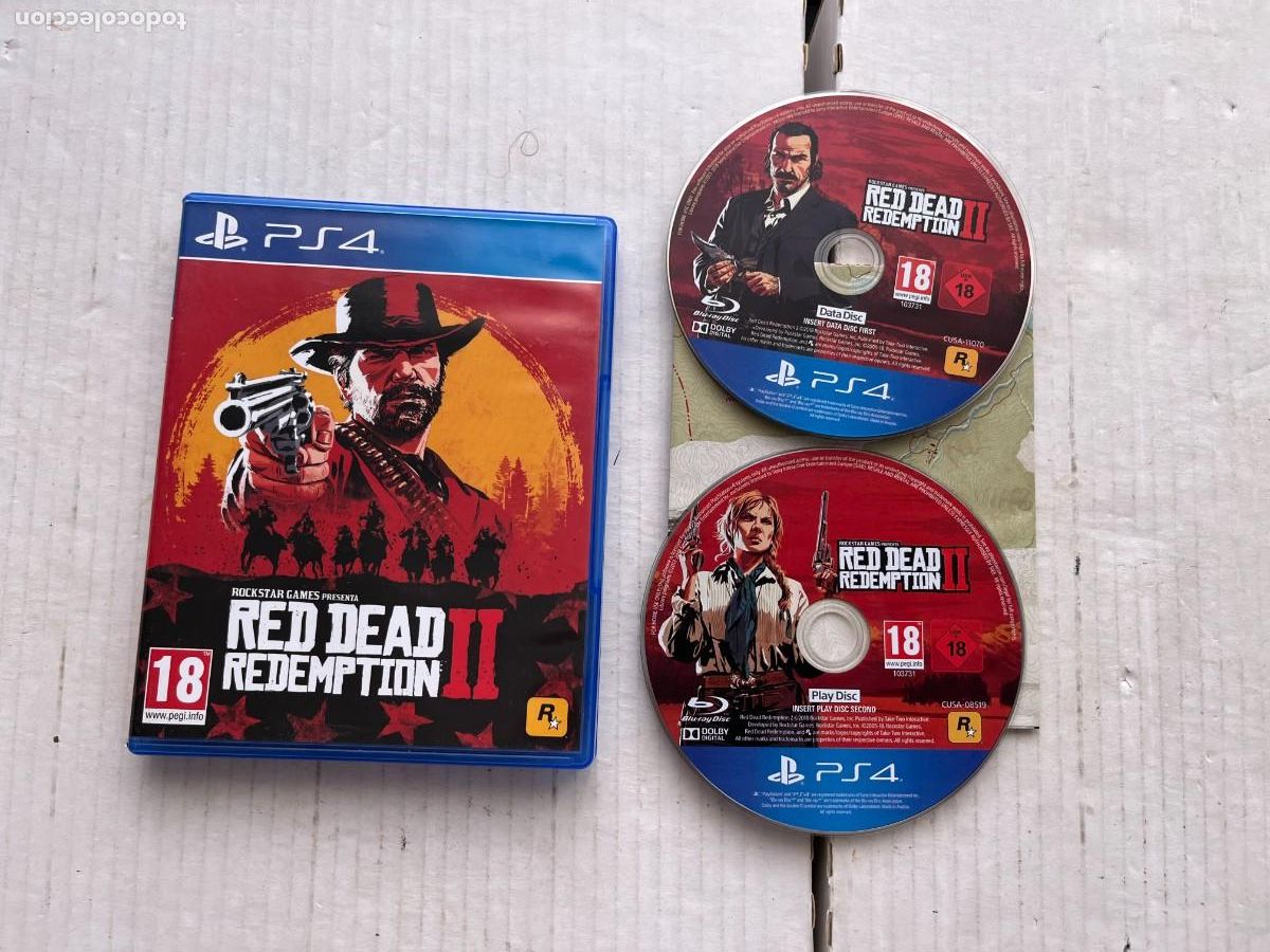Videojuegos y Consolas PS4 de segunda mano: RED DEAD REDEMPTION II CON MAPA 2 DISCOS - PS4 PLAYSTATION 4 PLAY STATION KREATEN
