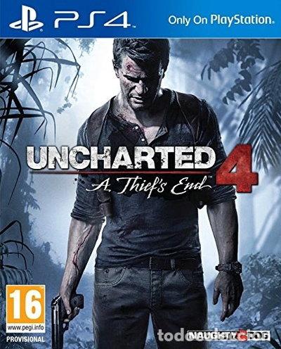 Videojuegos y Consolas PS4 de segunda mano: Uncharted 4: A Thief's End- 0711719454717