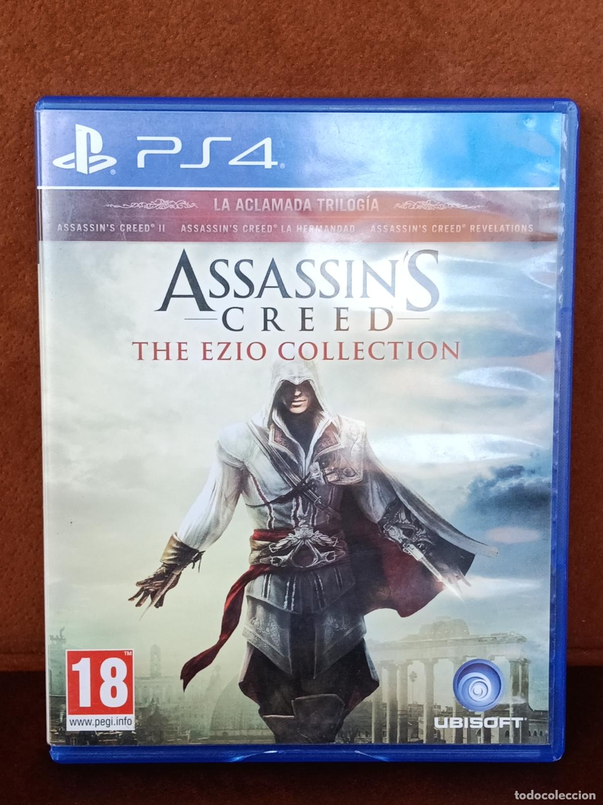Videojuegos y Consolas PS4 de segunda mano: JUEGO PS4 ASSASSINS CREED THE EZIO COLLECTION- PS4 PLAY STATION 4 - UBISOFT SONY COMPLETO