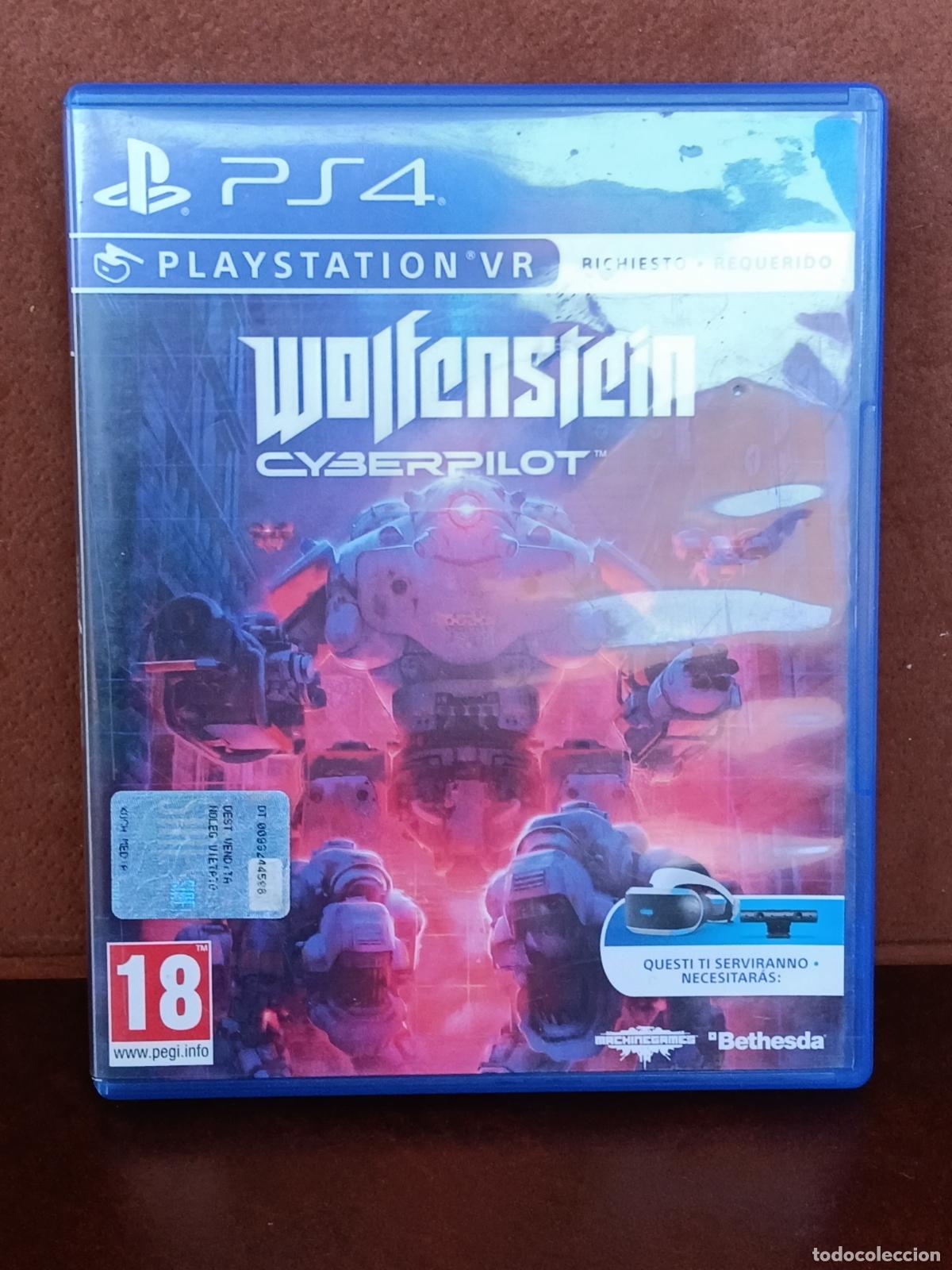 Videojuegos y Consolas PS4 de segunda mano: JUEGO PS4 Wolfenstein requerido VR- PS4 PLAY STATION 4 - SONY COMPLETO