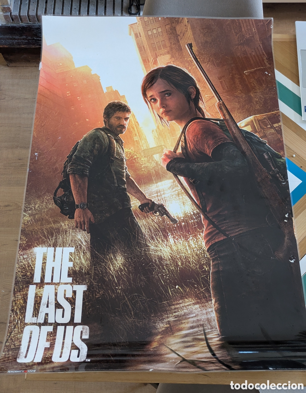 Videojuegos y Consolas PS4 de segunda mano: Poster The last of us plastificado