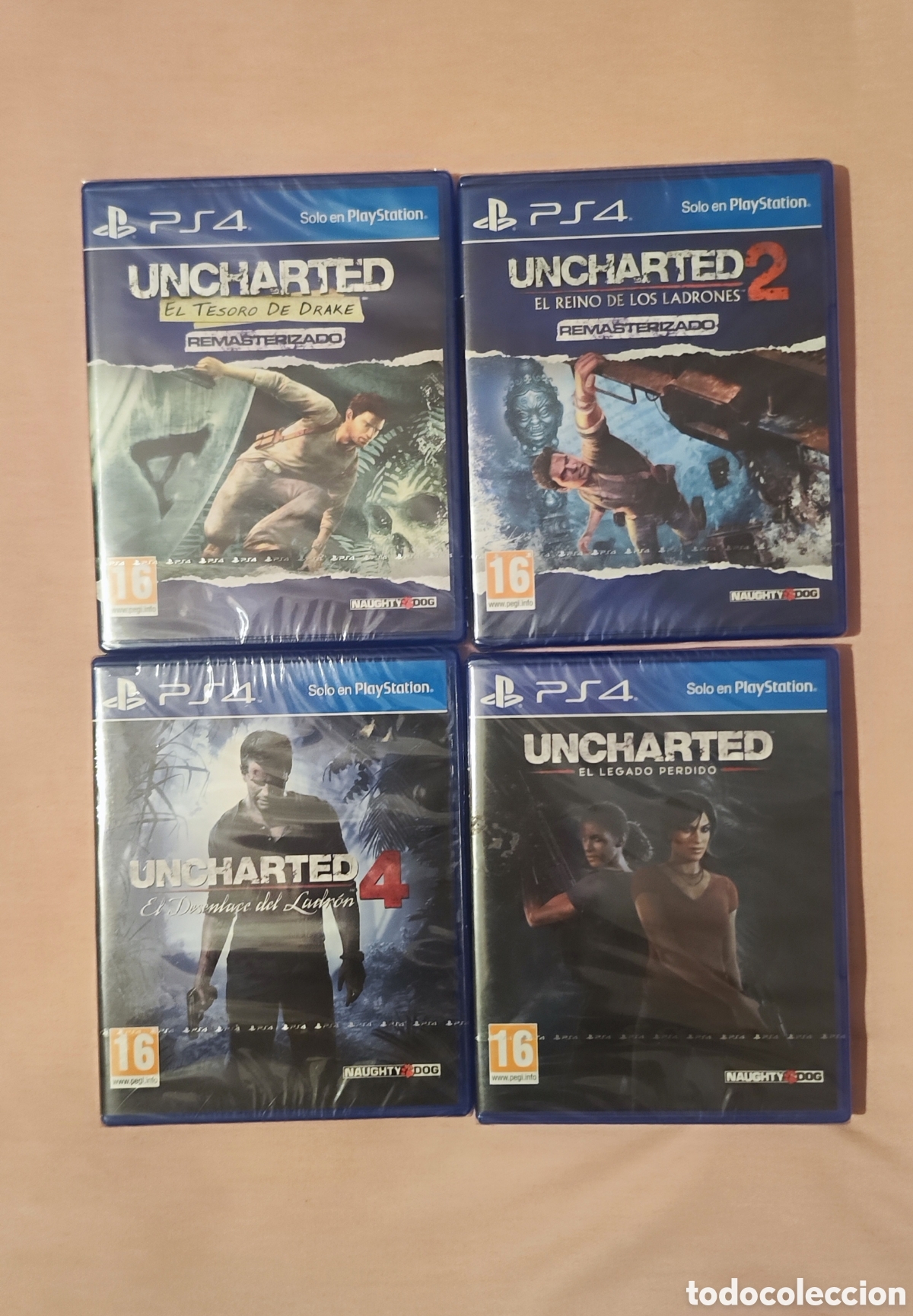 Videojuegos y Consolas PS4 de segunda mano: PS4 COLECCI&Oacute;N UNCHARTED