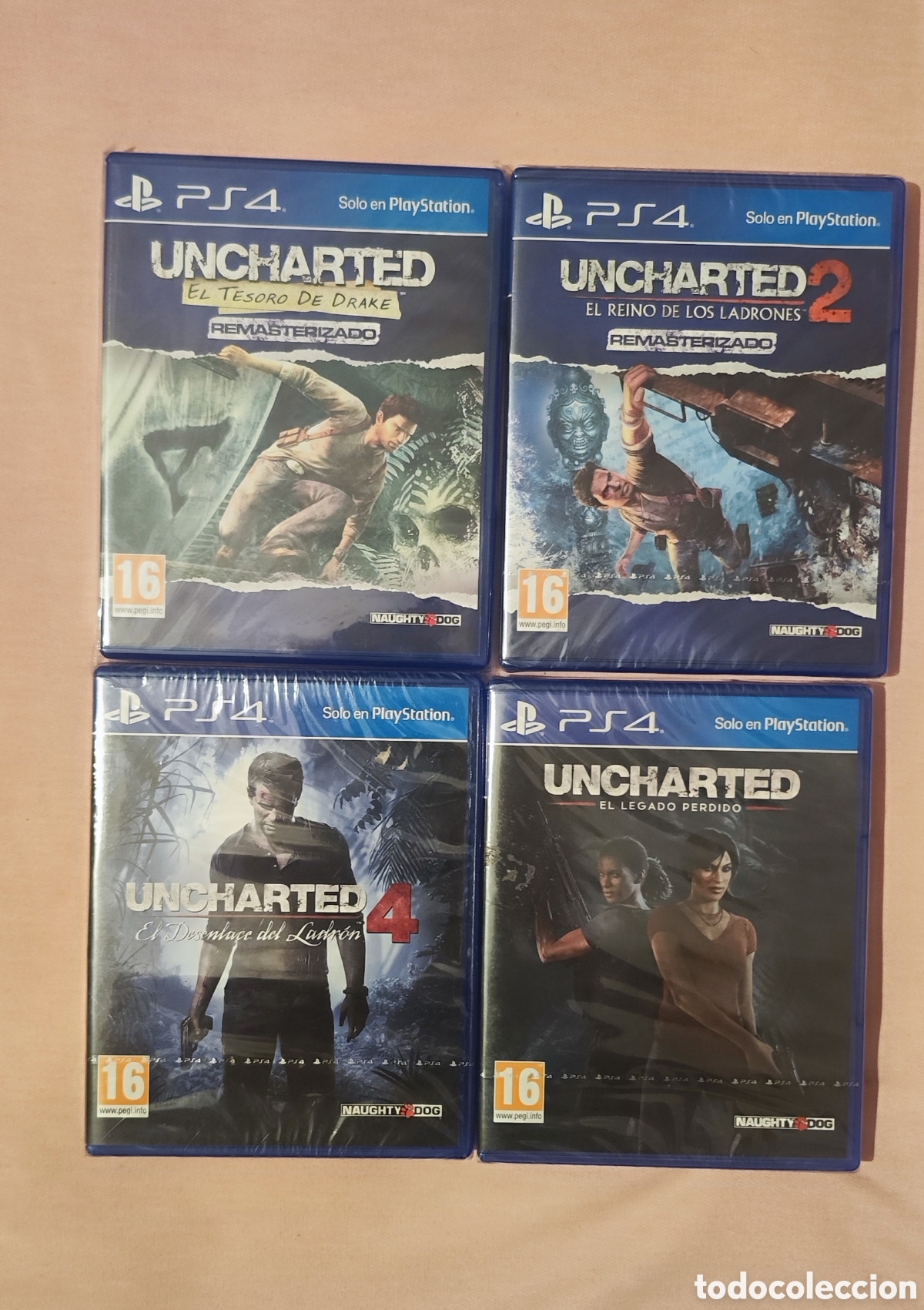 Videojuegos y Consolas PS4 de segunda mano: PS4 COLECCI&Oacute;N UNCHARTED