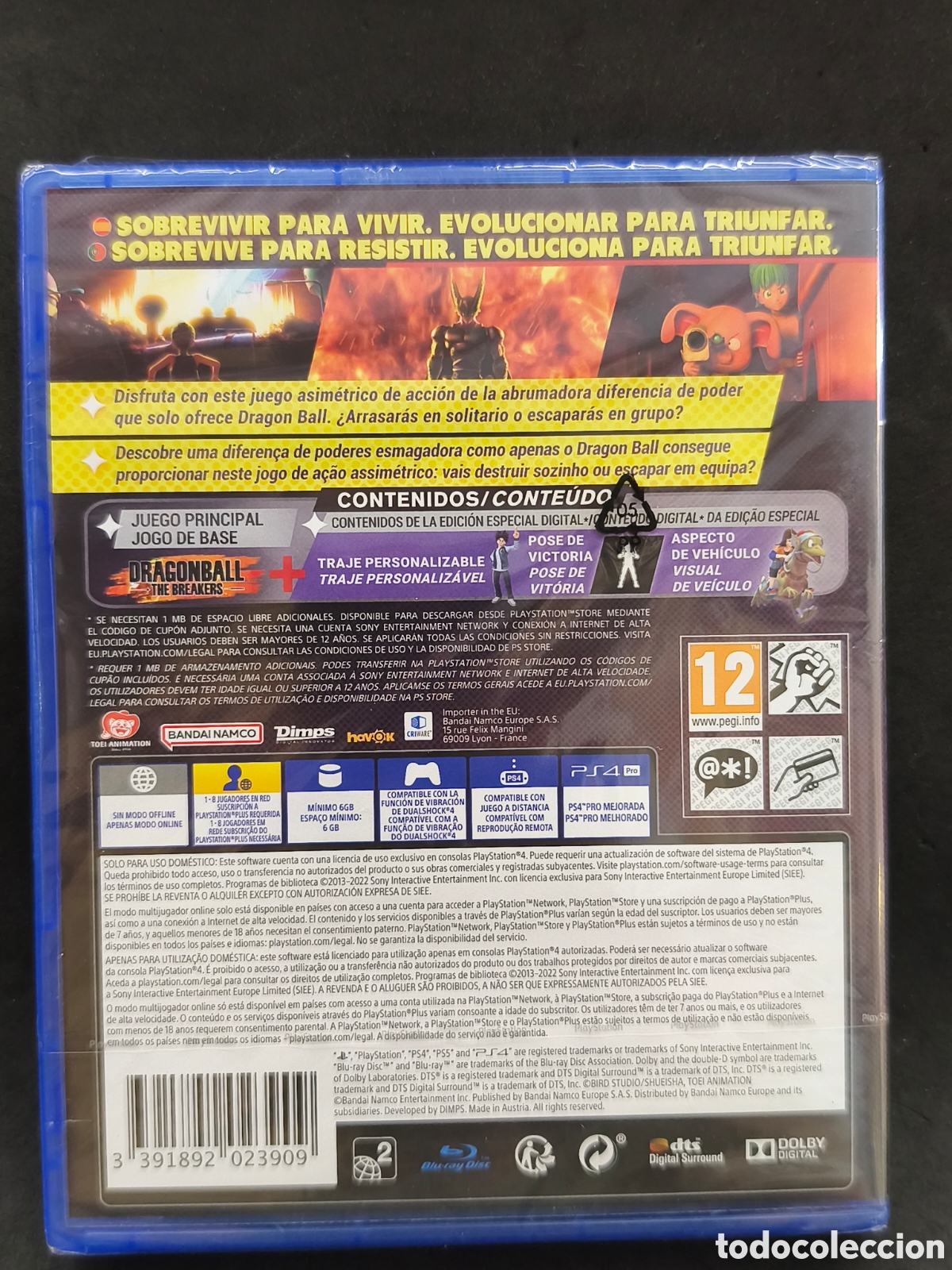 Videojuegos y consolas PS4 de segunda mano: PS4 drag&oacute;n Ball the breakers precintado - Foto 2