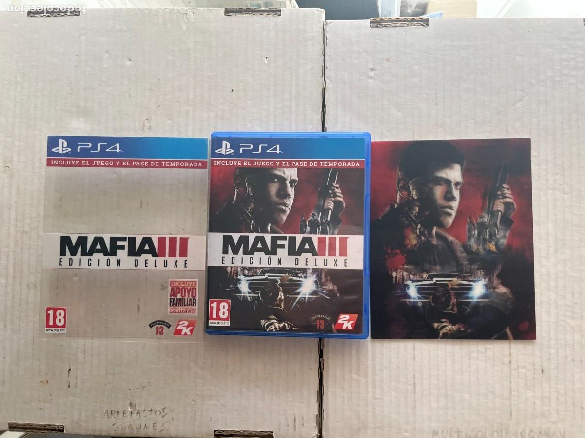 Videojuegos y consolas PS4 de segunda mano: MAFIA III EDICION DELUXE 3 MAPA HOLOGRAFIA ...- PS4 PLAYSTATION 4 PLAY STATION 4 KREATEN