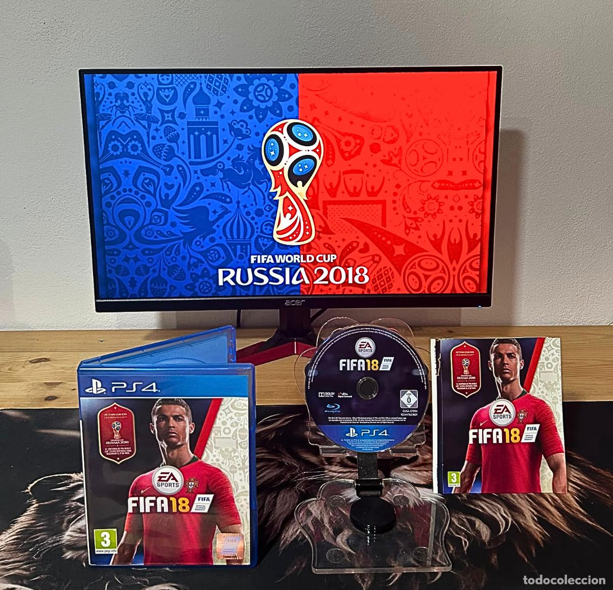 Videojuegos y consolas PS4 de segunda mano: FIFA 18 PS4 Edici&oacute;n World Cup Portugal CR7