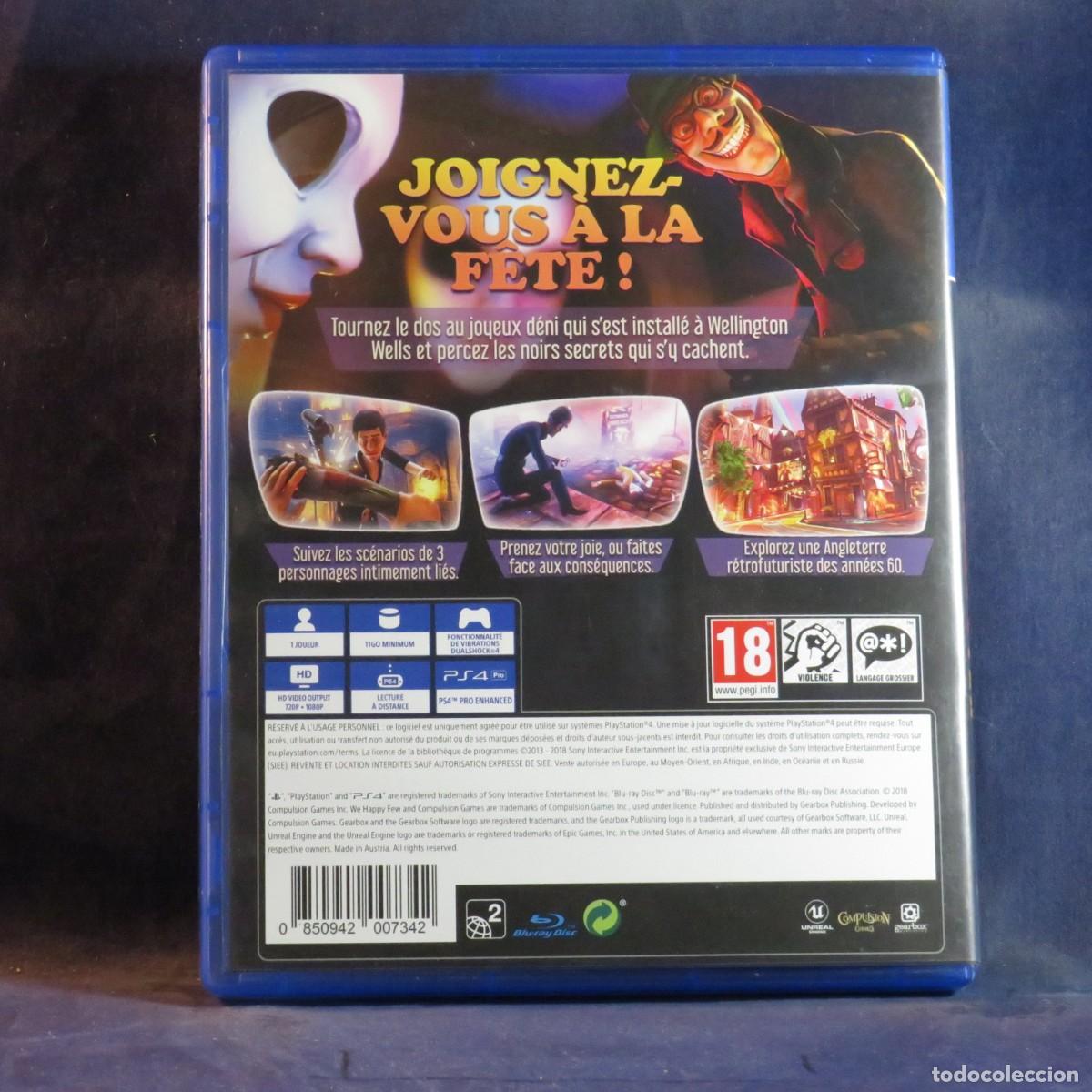 Videojuegos y consolas PS4 de segunda mano: WE HAPPY FEW - PS4 - - Foto 2