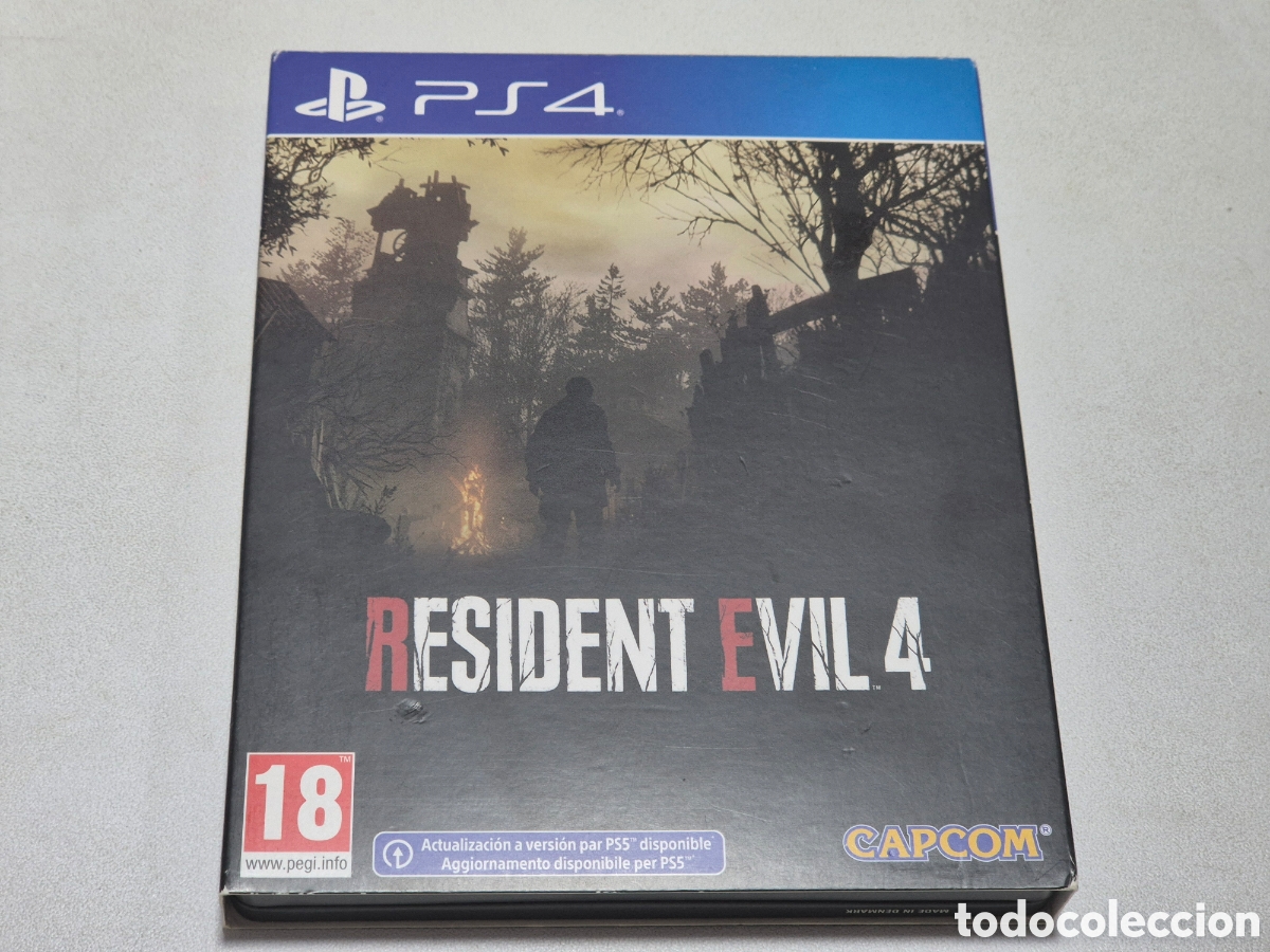 Videojuegos y consolas PS4 de segunda mano: Resident Evil 4 Steelbook . Ps4
