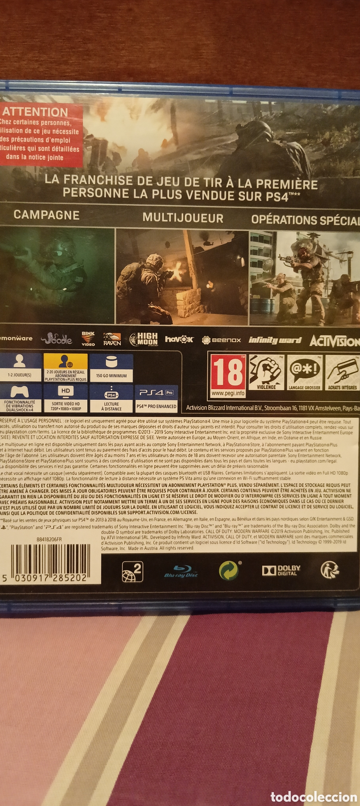 Videojuegos y consolas PS4 de segunda mano: Modern Walfare PlayStation4 - Foto 2