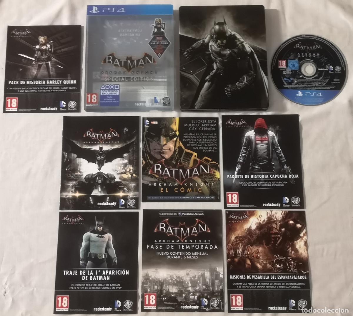 Videojuegos y consolas PS4 de segunda mano: PS4 BATMAN ARKHAM KNIGHT SPECIAL EDITION COMPLETO PAL ESPA&Ntilde;A