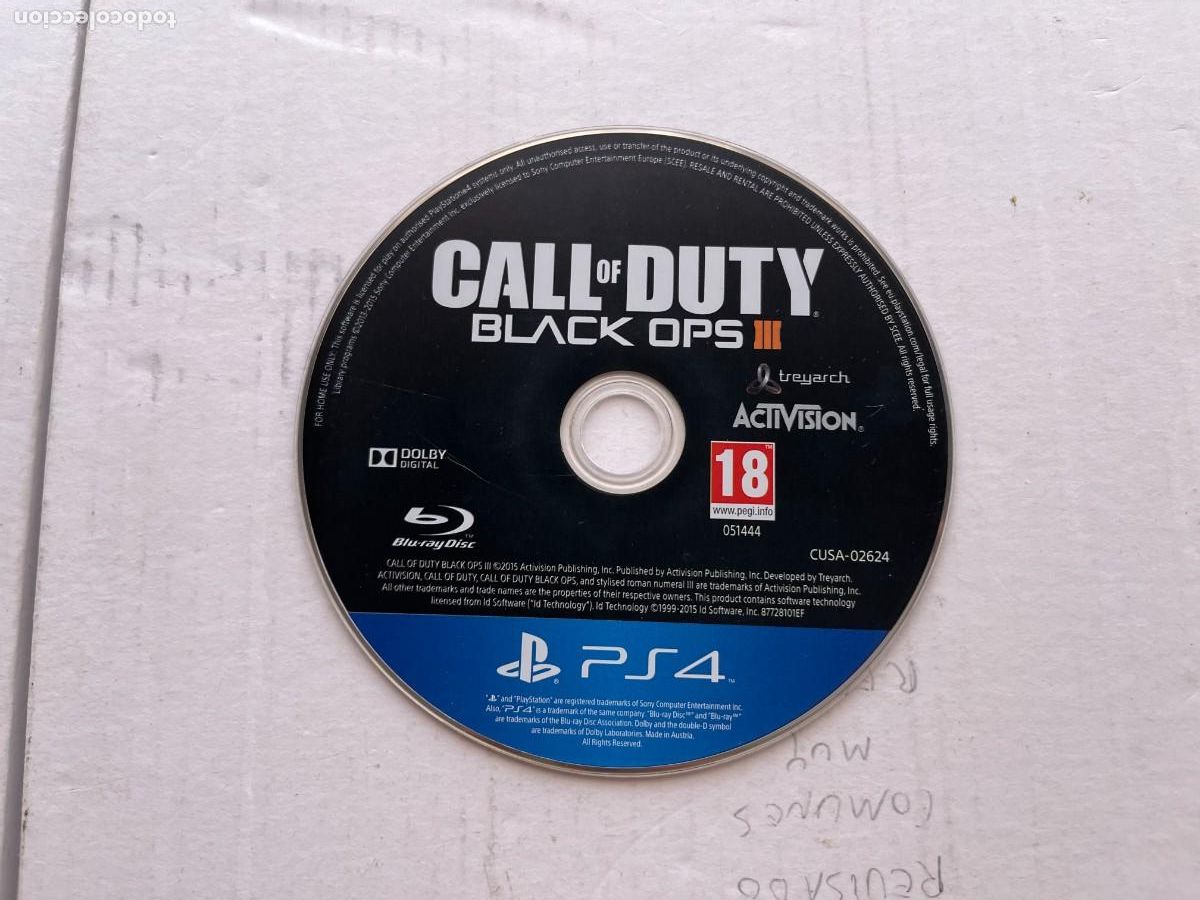 Videojuegos y consolas PS4 de segunda mano: CALL OF DUTY BLACK OPS III - PS4 PLAYSTATION 4 PLAY STATION KREATEN