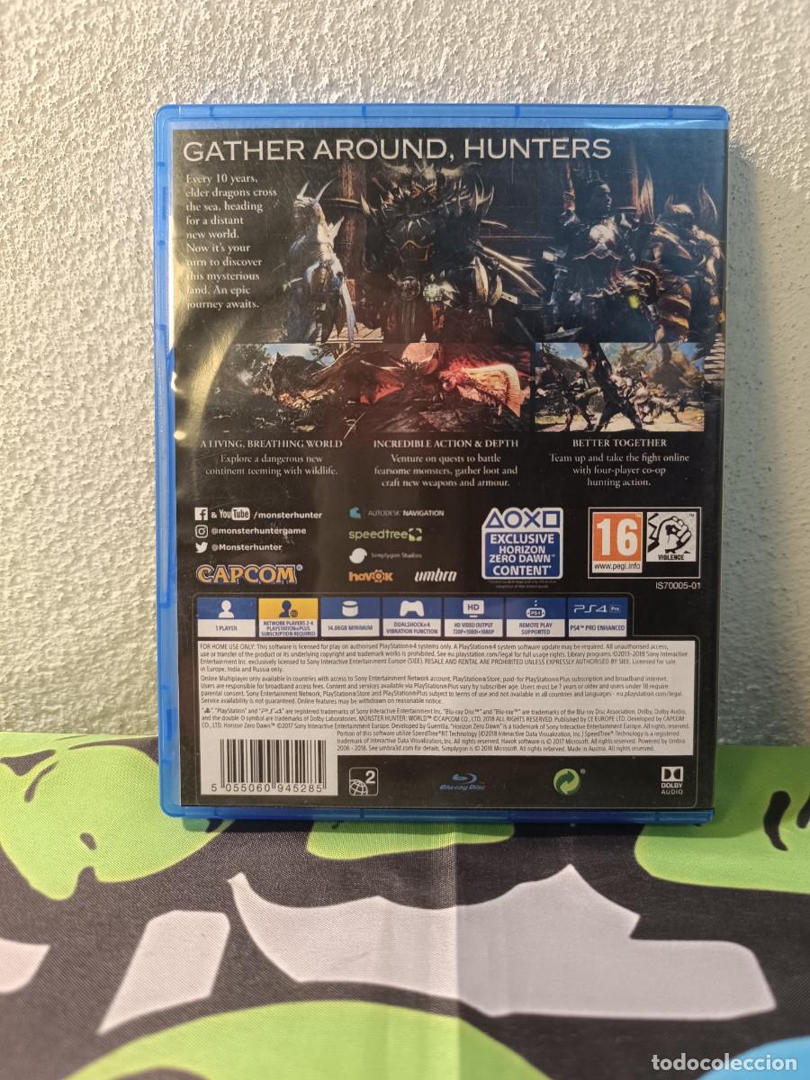 Videojuegos y consolas PS4 de segunda mano: Monster Hunter World Ps4 Pal Esp - Foto 5