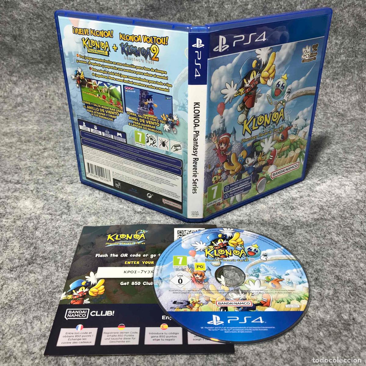 Videojuegos y consolas PS4 de segunda mano: KLONOA PHANTASY REVERIE SERIES SONY PLAYSTATION 4 PS4