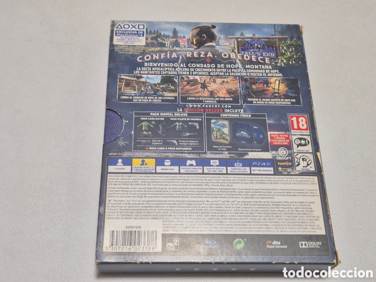 Videojuegos y consolas PS4 de segunda mano: Farcry 5 Deluxe Edition - Foto 2