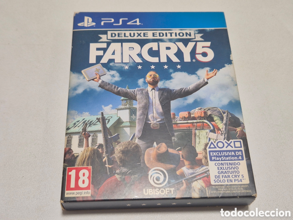 Videojuegos y consolas PS4 de segunda mano: Farcry 5 Deluxe Edition - Foto 1