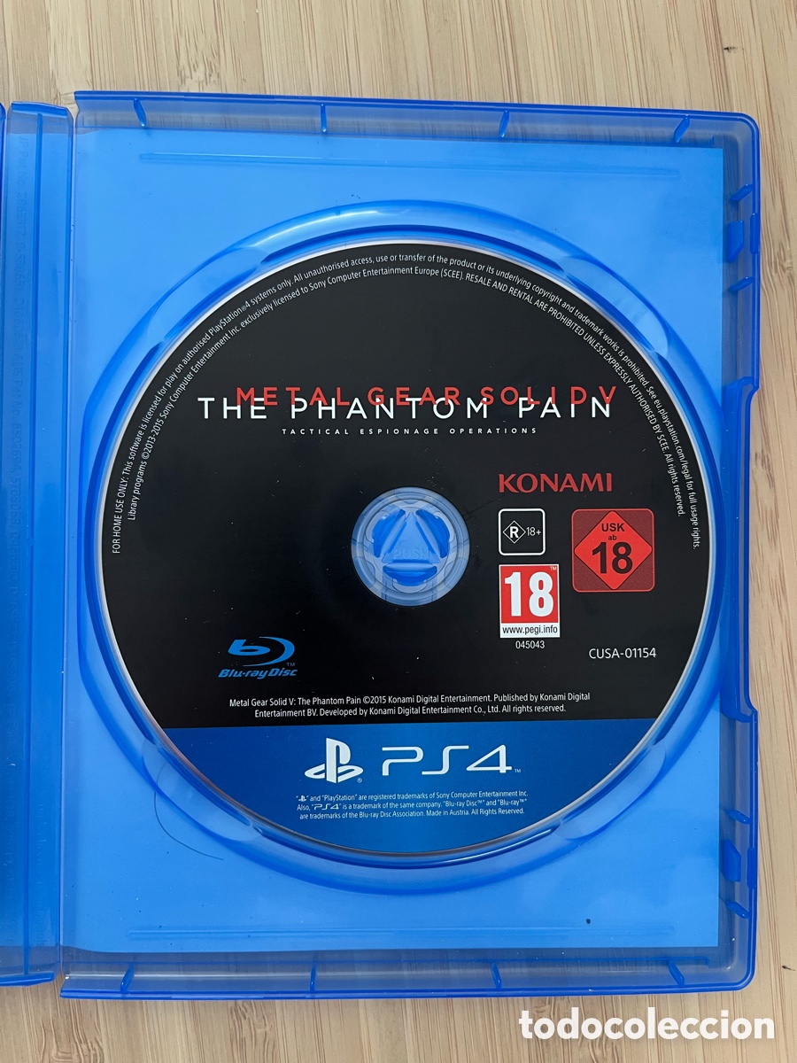 Videojuegos y consolas PS4 de segunda mano: Metal Gear Solid PS4 The phantom pain edici&oacute;n day one - Foto 4