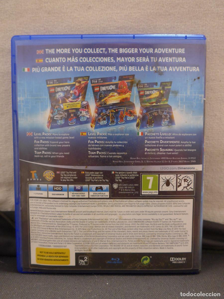 Videojuegos y consolas PS4 de segunda mano: CAJA E INSTRUCCIONES DEL JUEGO DE SONY PS4 LEGO DIMENSIONS - Foto 2