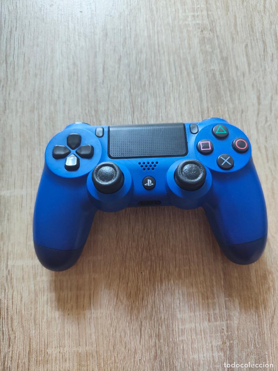 Videojuegos y consolas PS4 de segunda mano: Mando Dualshock 4 Azul PS4