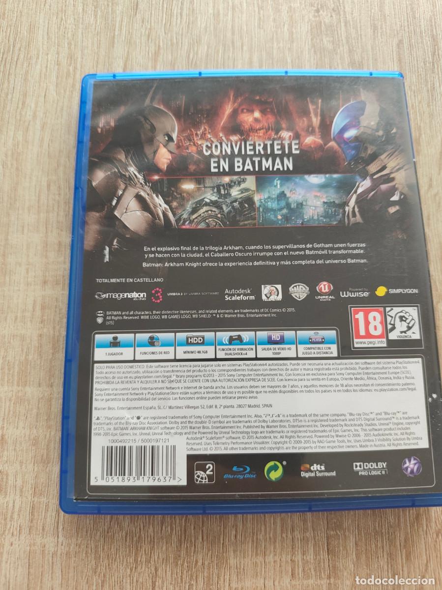 Videojuegos y consolas PS4 de segunda mano: Batman: Arkham Knight PS4 - Foto 4