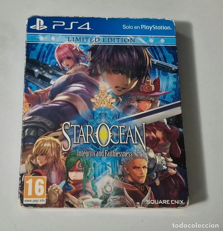 Videojuegos y consolas PS4 de segunda mano: Star Ocean Integrity and Faithlessness steelbook Ps4