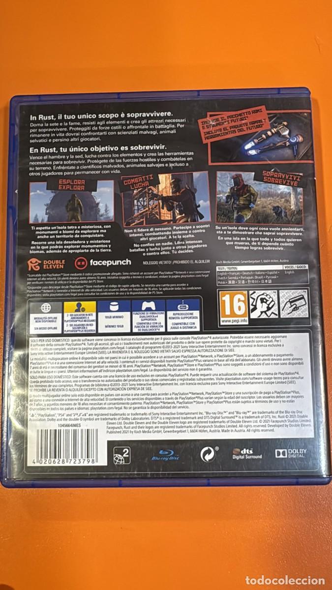 Videojuegos y consolas PS4 de segunda mano: Rust Day One Edition [PS4] - Foto 2