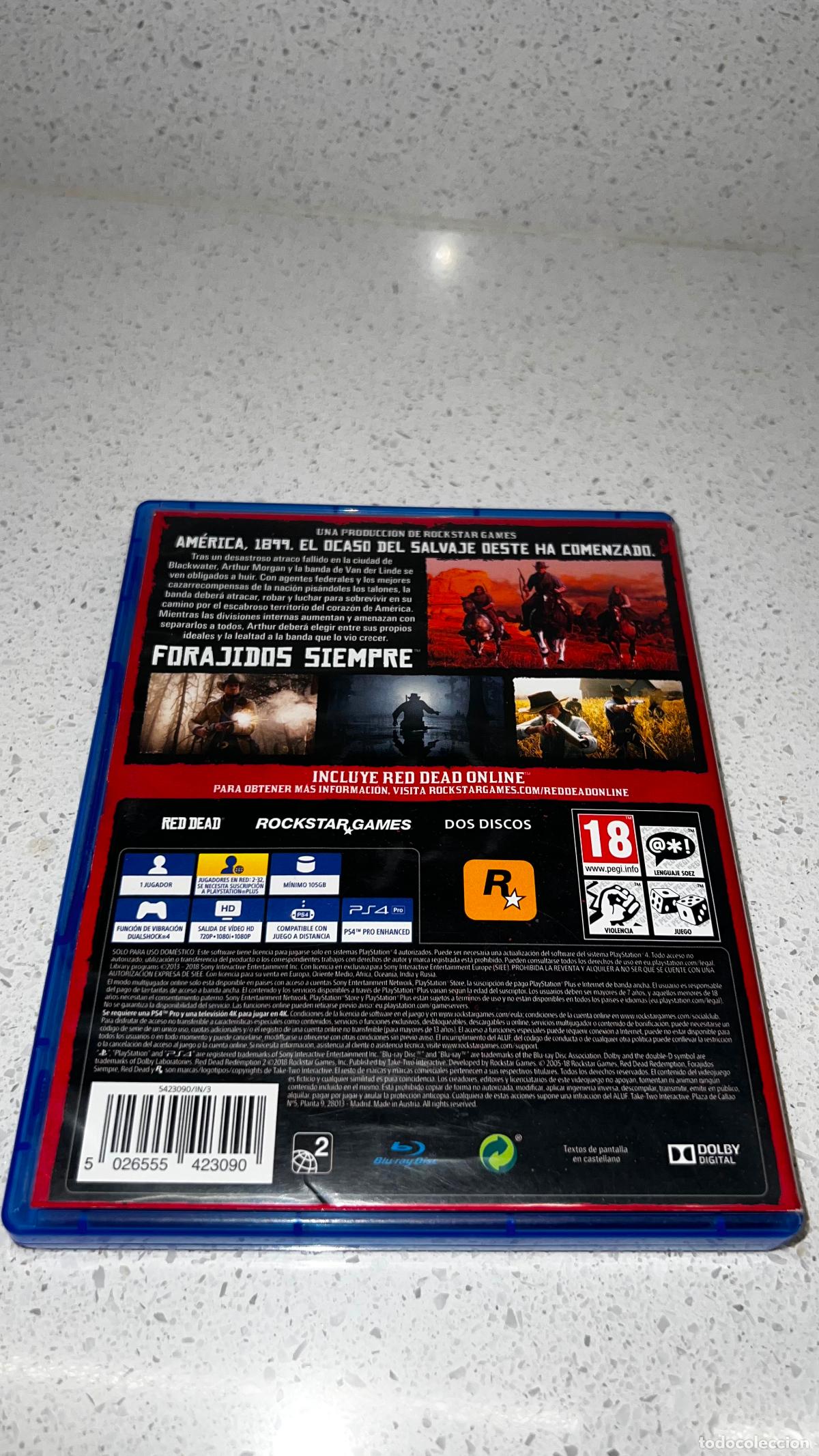 Videojuegos y consolas PS4 de segunda mano: PS4 - JUEGO DE RED DEAD REDEMPTION II - Foto 2