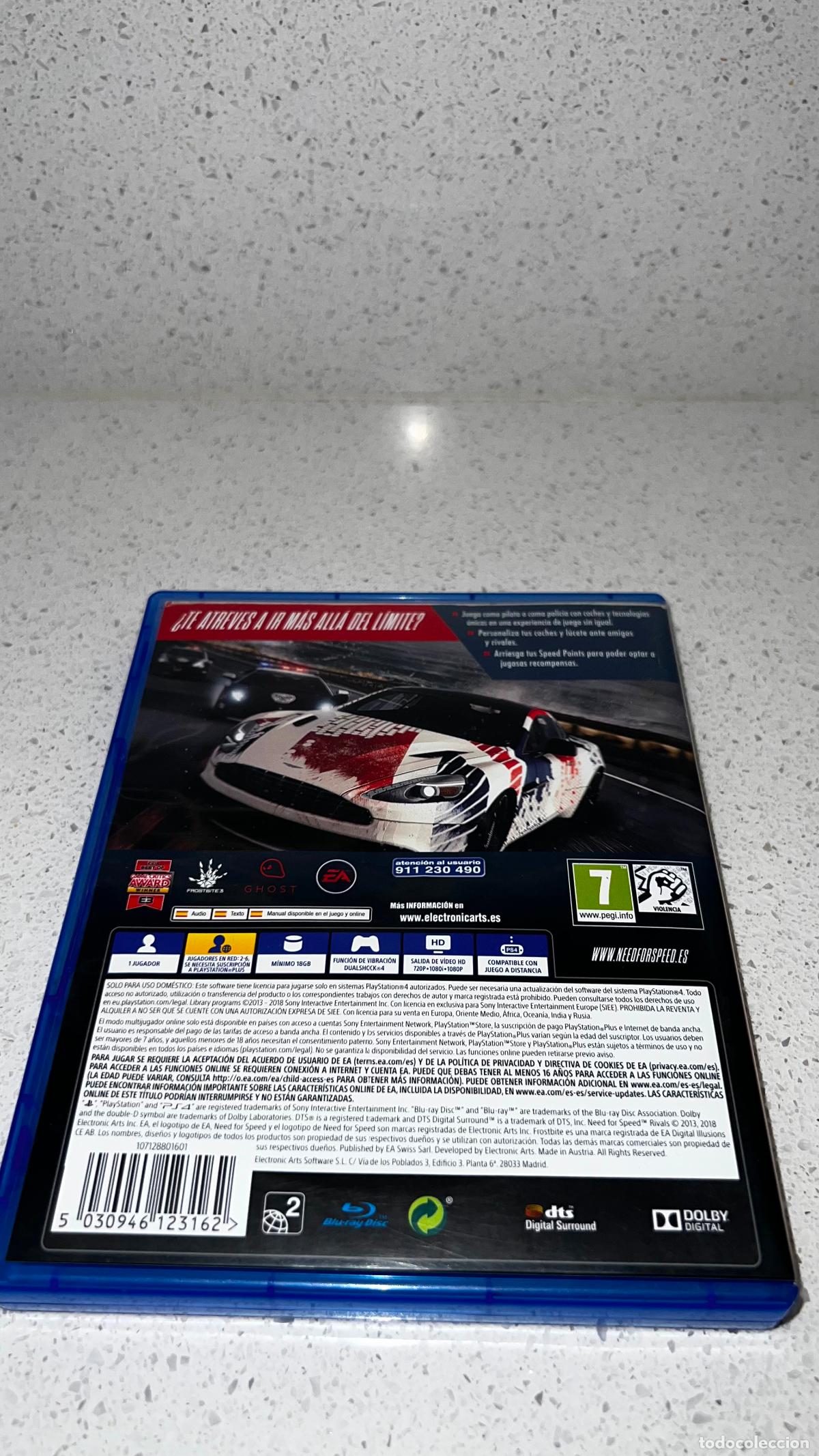 Videojuegos y consolas PS4 de segunda mano: PS4 - JUEGO NEED FOR SPEED RIVALS - Foto 2