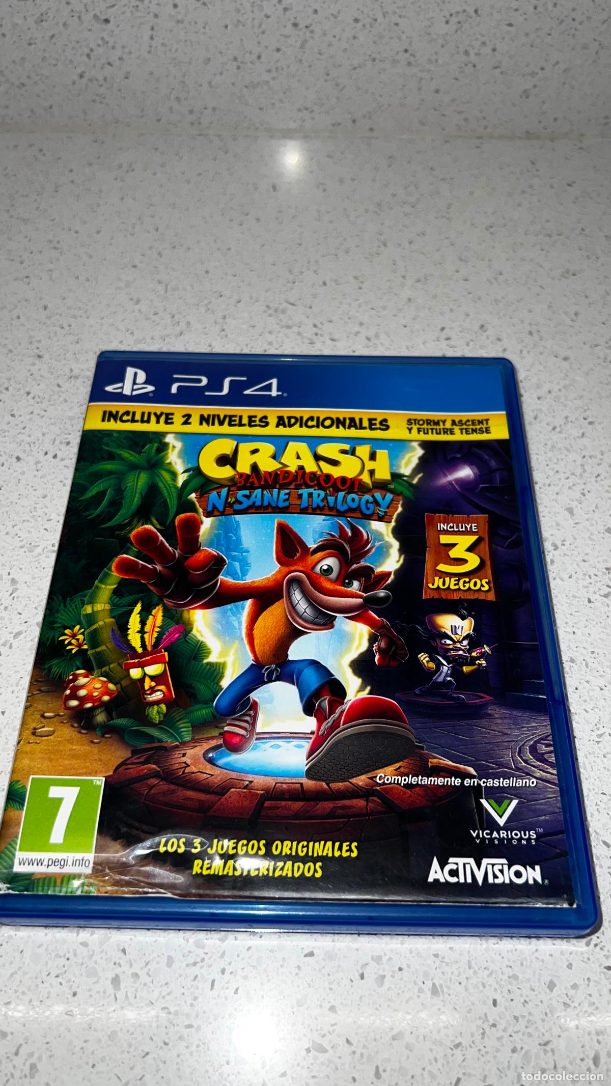 Videojuegos y consolas PS4 de segunda mano: PS4 - JUEGO CRASH BANDICOOT N SANE TRILOGY PLAYSTAITION 4 PS4