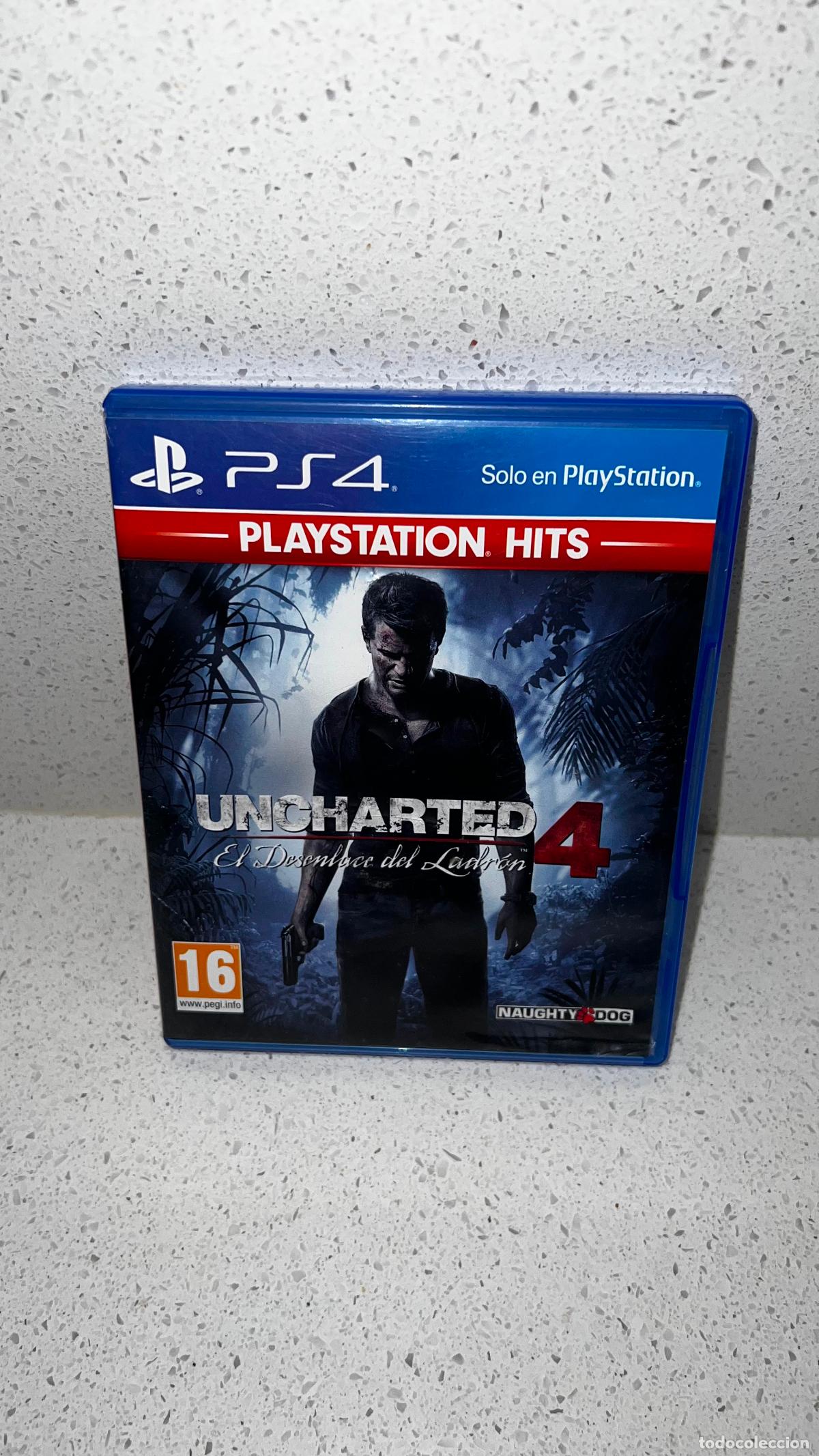 Videojuegos y consolas PS4 de segunda mano: PS4 - JUEGO UNCHARTED 4 EL DESENLANCE DEL LADR&Oacute;N PLAYSTAITION 4 PS4