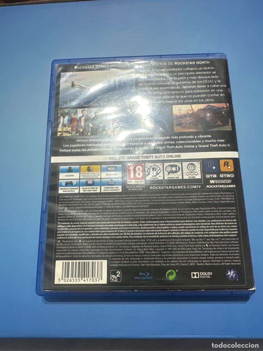 Videojuegos y consolas PS4 de segunda mano: Gran Theft Auto V PS4 - Foto 2