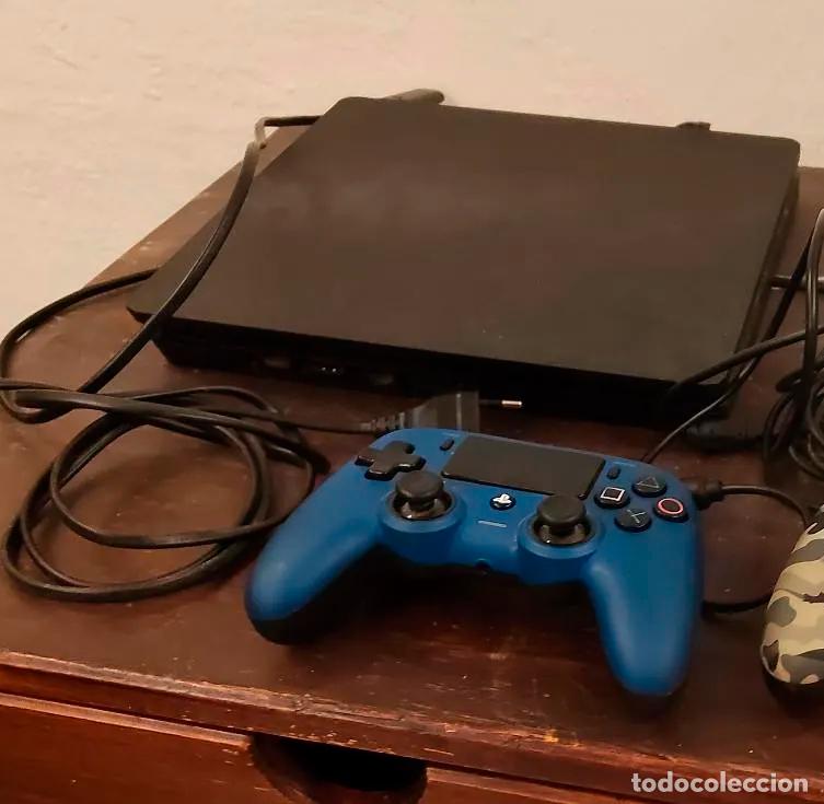 Videojuegos y consolas PS4 de segunda mano: Play station CONSOLA SONY PS 4 - 1 MANDO - fifa 24 + grand theft auto descargados - perfecto estado